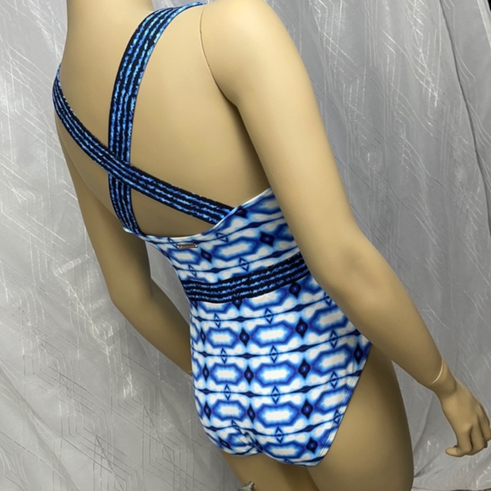 Michael Kors One Piece Swimsuit Crisscross Back - Picture 8 of 14